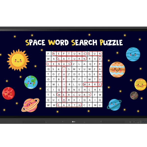 LG TR3DK CreateBoard  – 4K Interactive Display, Multi-Touch, Wireless Collaboration - 86''
