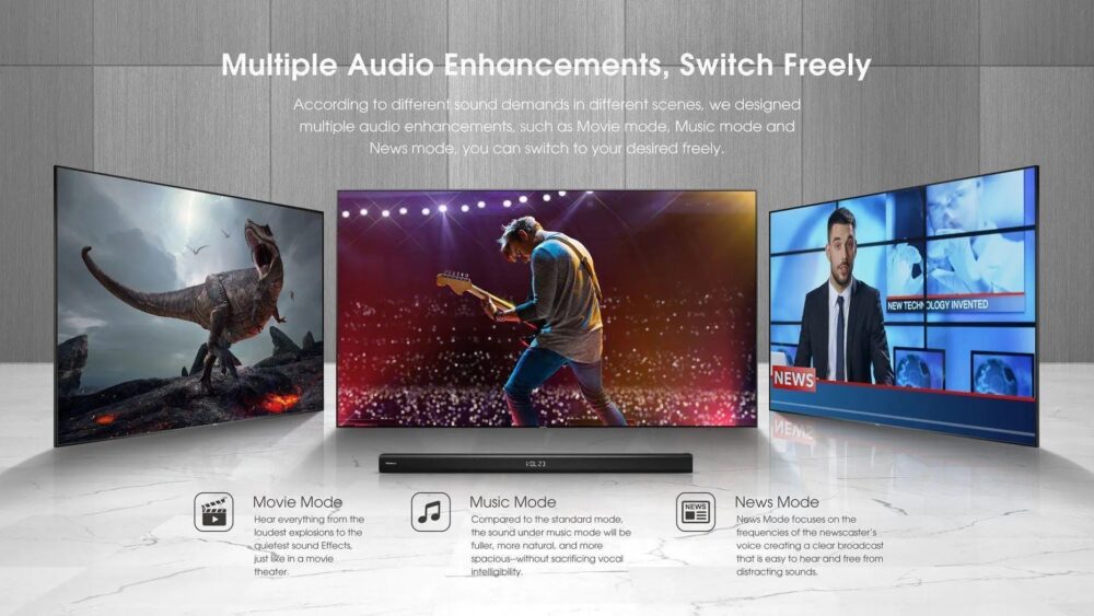Hisense Soundbar with Subwoofer 200W 2.1CH (HS218) - Image 4