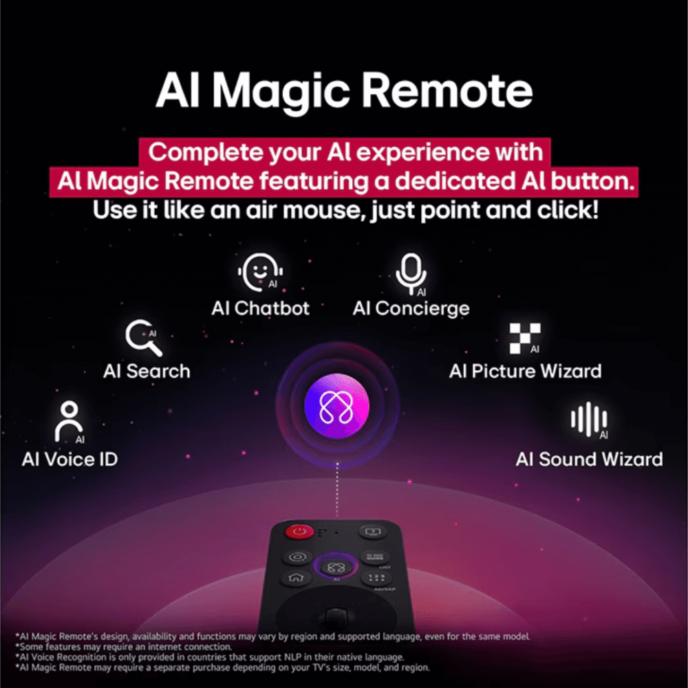 LG TV OLED 83 Inch G5 4K Smart TV AI Magic Remote webOS25 - Image 2
