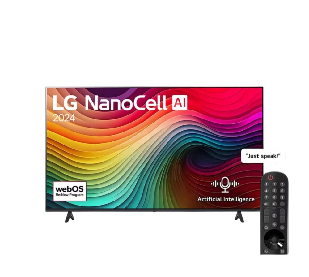 LG TV NanoCell 55 Inch NANO80 4K Smart TV AI Magic remote HDR10 webOS24 - Image 2