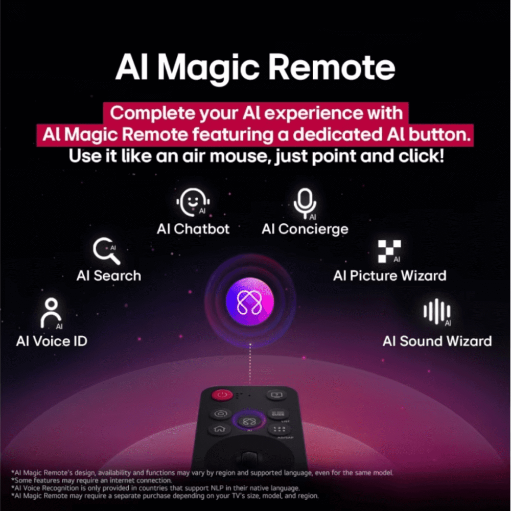 LG TV OLED 83 Inch C4 4K Smart TV AI Magic Remote webOS25 - Image 5