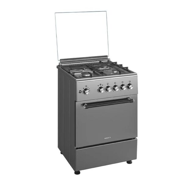 Maxi Gas Cooker 60x60 CM (3+1) Burners IGL Inox (TR)