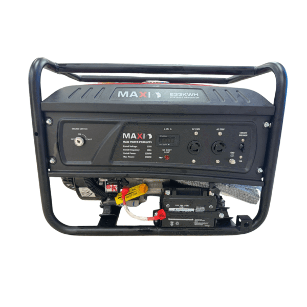Maxi Generator 4.1kVa | 3.3kW | with Key & Wheels (E33KWH)