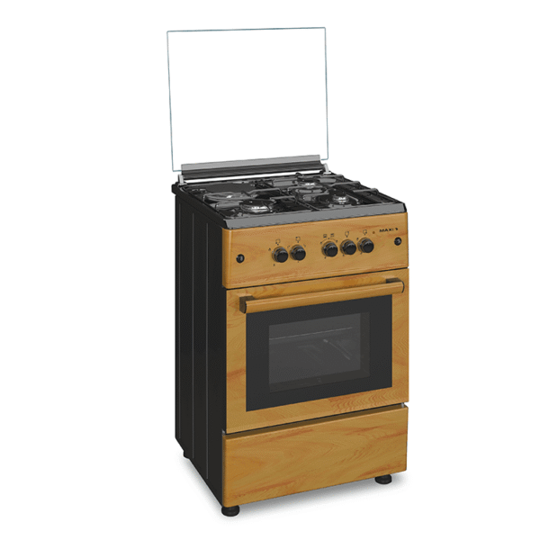 Maxi Gas Cooker 60x60 CM (3+1) Burners IGL Wood