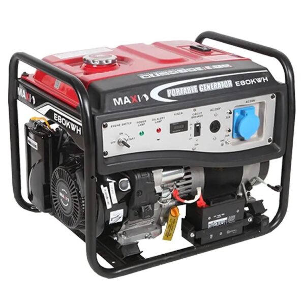 Maxi Generator 10kVa | 8.0kW | with Key & Wheels (E80KWH)