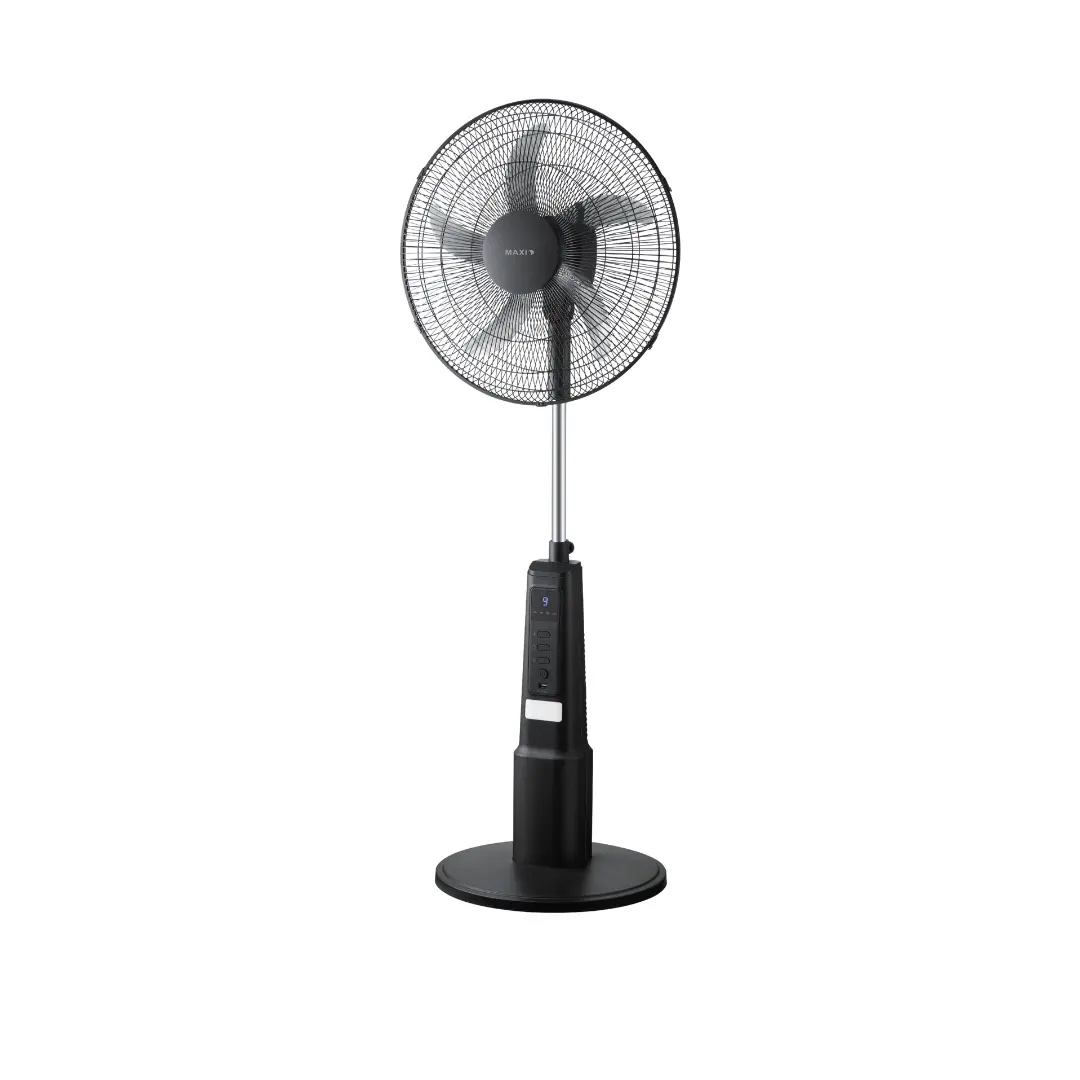 Maxi Standing Rechargeable Fan 18 inch Black (45-25MRD)