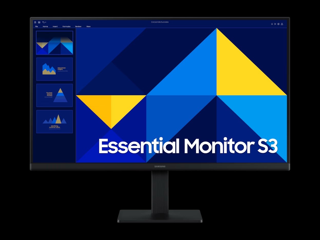 Samsung 24" Essential Monitor S3 S30GD 100Hz Full HD