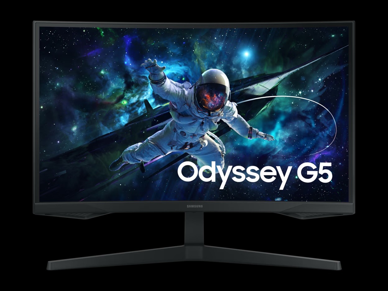 Samsung 27" Odyssey G5 G55C QHD 165Hz Curved Gaming Monitor - Image 4