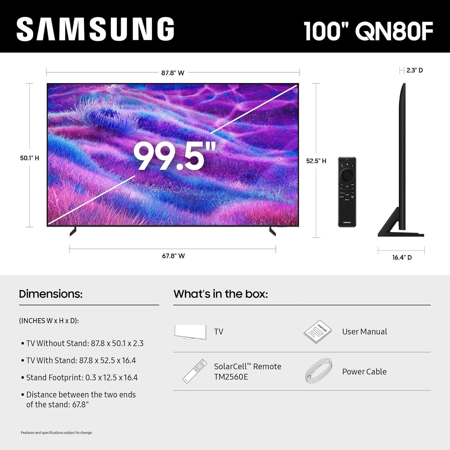 Samsung 100 Inch 4k Neo QLED TV QA100QN80F - Image 3