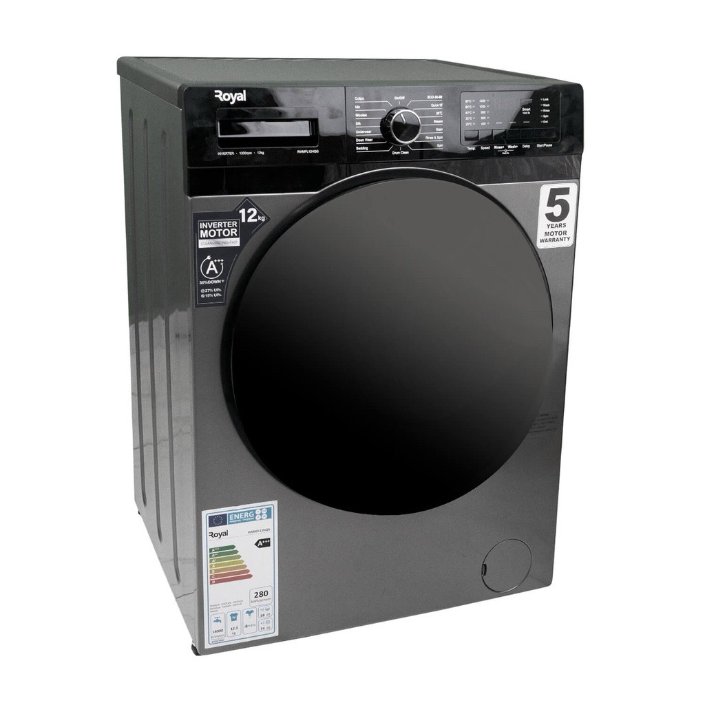Royal 12KG Front Load Washing Machine (RWMFL12HQG) - Image 3