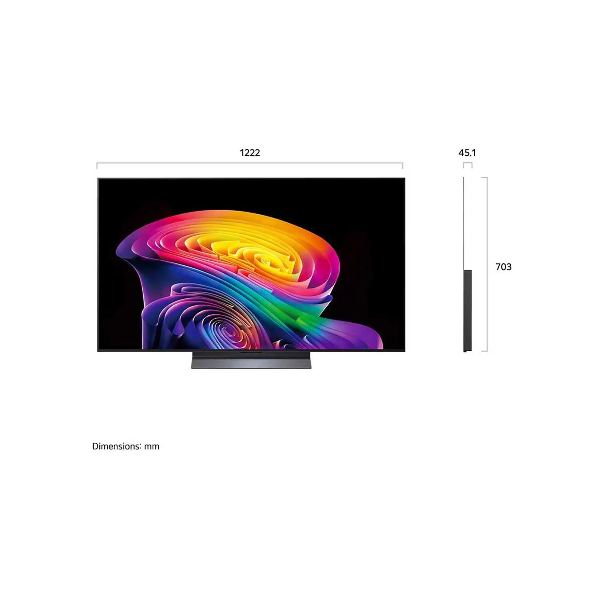 LG TV OLED 55 Inch C6 4K Smart TV evo AI Magic Remote webOS26 2026 - Image 2
