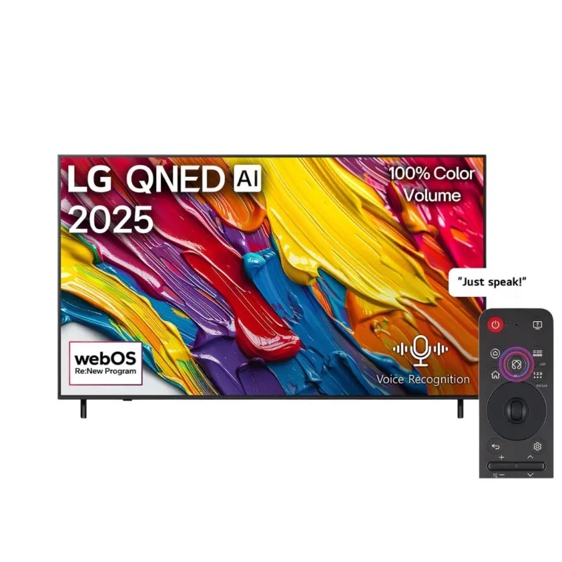 LG TV QNED 65 Inch QNED82A6A 4K Smart TV AI Magic remote webOS25